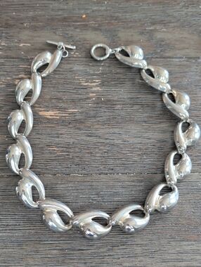 Vintage Silver Plated Demi Parure Necklace